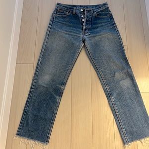 Vintage 501 Levi jeans.